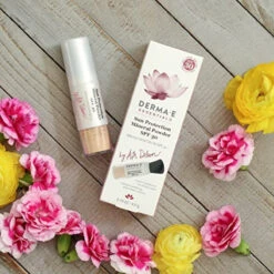 DERMA E Sun Protection Mineral Powder SPF 30 – All Natural Matte Face Powder Sunscreen – Non-Nano Zinc Oxide Powder Mineral Makeup With UVA/UVB Sun Protection, 0.14oz -Nursing Products 030985014853 2