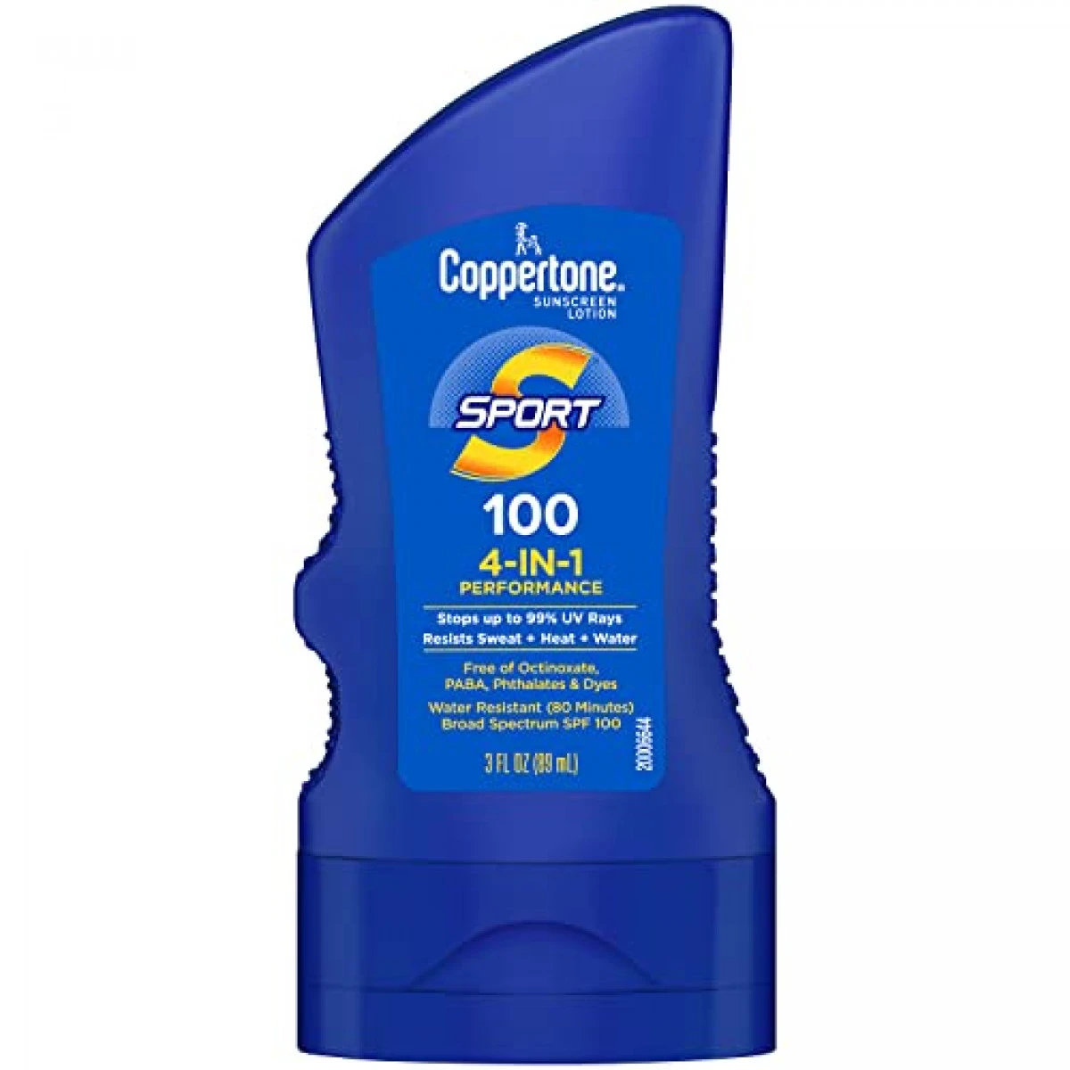 Coppertone SPORT Sunscreen SPF 100 Lotion, Water Resistant Sunscreen, Body Sunscreen Lotion, Travel Size Sunscreen, 3 Fl Oz 3 Coppertone SPORT Sunscreen SPF 100 Lotion, Water Resistant Sunscreen, Body Sunscreen Lotion, Travel Size Sunscreen, 3 Fl Oz