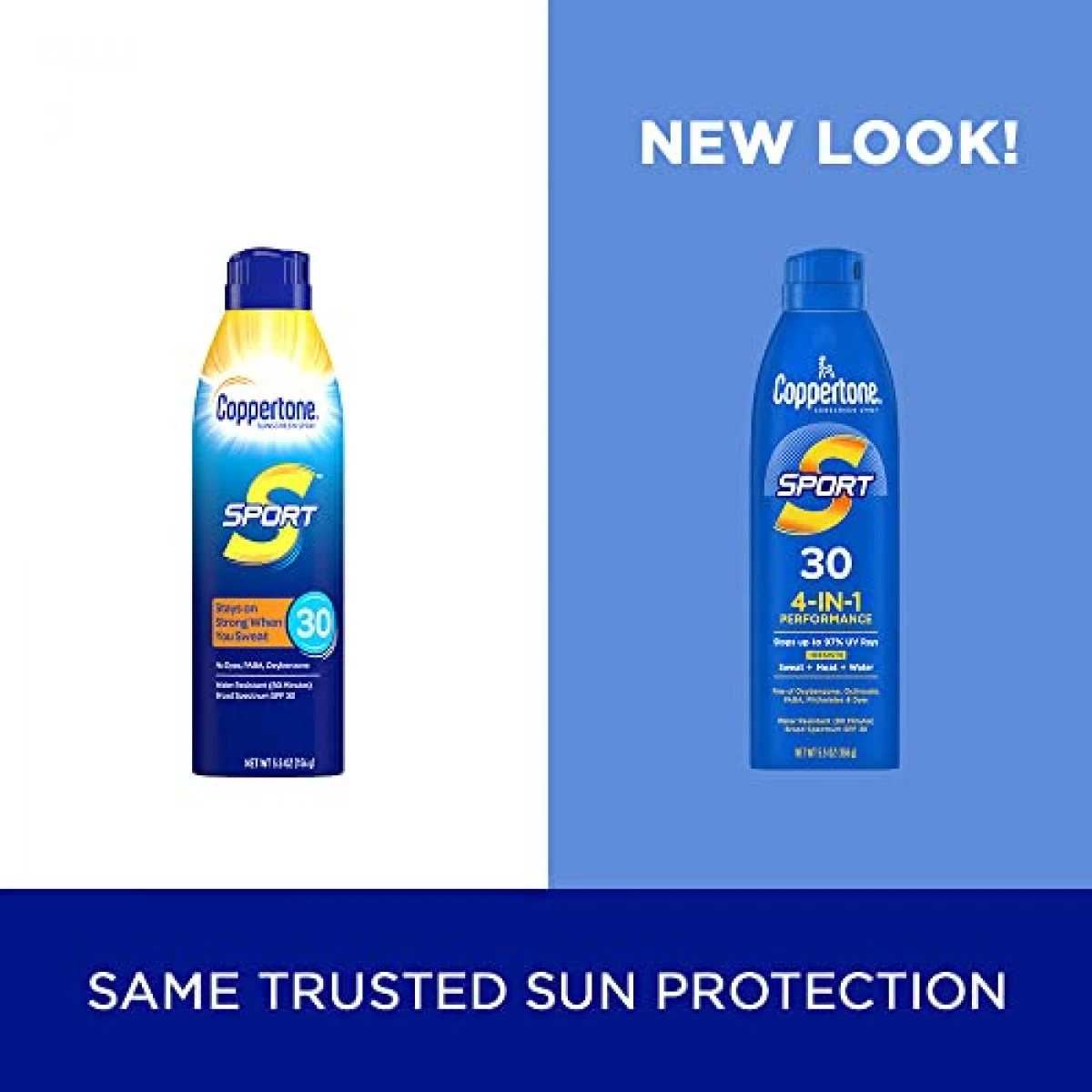 Coppertone SPORT Sunscreen Spray SPF 30, Water Resistant Sunscreen, Broad Spectrum Spray Sunscreen SPF 30, 5.5 Oz Spray 4 Coppertone SPORT Sunscreen Spray SPF 30, Water Resistant Sunscreen, Broad Spectrum Spray Sunscreen SPF 30, 5.5 Oz Spray - Image 2