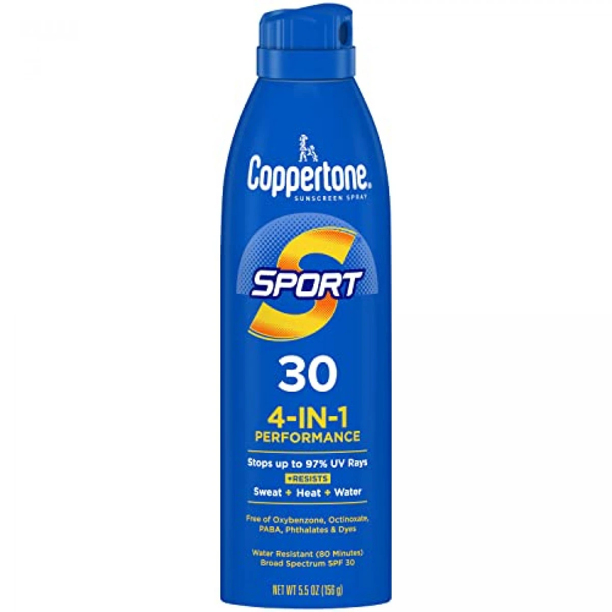 Coppertone SPORT Sunscreen Spray SPF 30, Water Resistant Sunscreen, Broad Spectrum Spray Sunscreen SPF 30, 5.5 Oz Spray 3 Coppertone SPORT Sunscreen Spray SPF 30, Water Resistant Sunscreen, Broad Spectrum Spray Sunscreen SPF 30, 5.5 Oz Spray