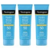 Neutrogena Hydro Boost Water Gel Sunscreen Lotion With Broad Spectrum SPF 50, Water-Resistant Hydrating Body Sunscreen, Non-Greasy, Hyaluronic Acid, Travel Size, 3 Fl. Oz, Pack Of 3 -Nursing Products 070501047507