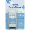 Coppertone Pure And Simple Zinc Oxide Mineral Sunscreen Stick SPF 50, Face Sunscreen Stick, Water Resistant, Broad Spectrum SPF 50 Sunscreen For Sensitive Skin, 0.49 Oz Stick 1 Coppertone Pure And Simple Zinc Oxide Mineral Sunscreen Stick SPF 50, Face Sunscreen Stick, Water Resistant, Broad Spectrum SPF 50 Sunscreen For Sensitive Skin, 0.49 Oz Stick -Nursing Products 072140028886