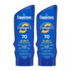 Coppertone SPORT Sunscreen SPF 70 Lotion, Water Resistant Sunscreen Lotion, Broad Spectrum SPF 70 Sunscreen, Bulk Sunscreen Pack, 7 Fl Oz Bottle, Pack Of 2 -Nursing Products 072140034177