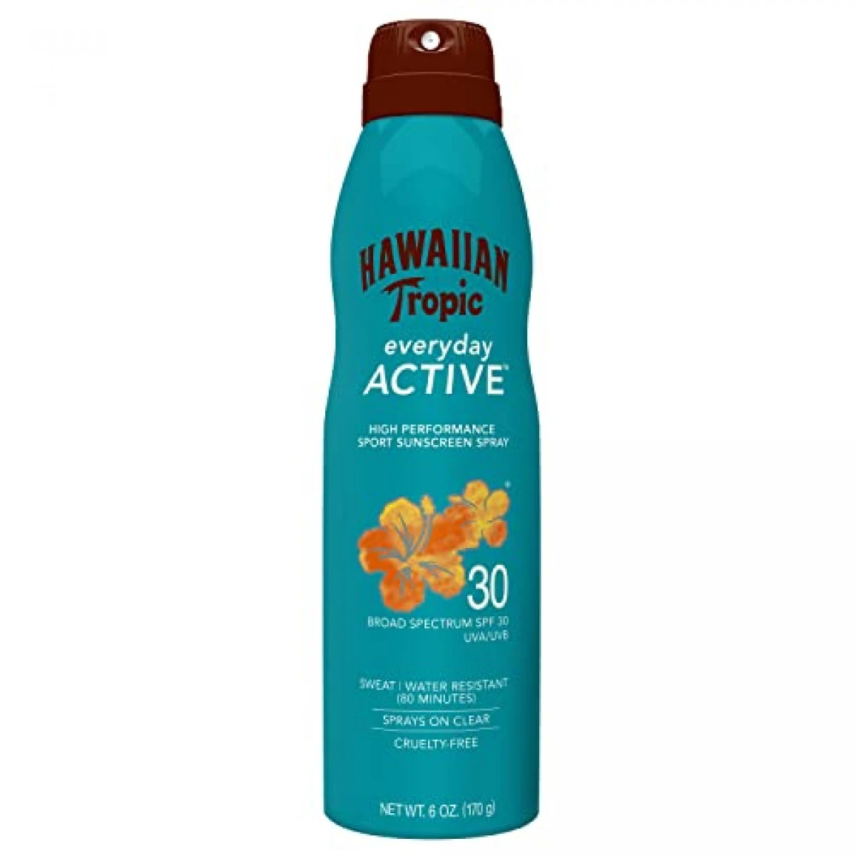 Hawaiian Tropic Island Sport Sunscreen Spray, Broad Spectrum SPF 30, 6oz 3 Hawaiian Tropic Island Sport Sunscreen Spray, Broad Spectrum SPF 30, 6oz