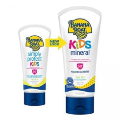 Banana Boat Kids 100% Mineral Sunscreen Lotion, Tear-Free, Broad Spectrum SPF 50, 9oz. - Value Size -Nursing Products 079656024562 2