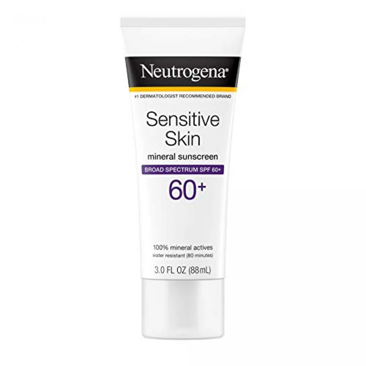 Neutrogena Sensitive Skin Mineral Sunscreen Lotion With Broad Spectrum SPF 60+ & Zinc Oxide, Water-Resistant, Hypoallergenic, Fragrance- & Oil-Free Gentle Sunscreen Formula, 3 Fl. Oz 3 Neutrogena Sensitive Skin Mineral Sunscreen Lotion With Broad Spectrum SPF 60+ & Zinc Oxide, Water-Resistant, Hypoallergenic, Fragrance- & Oil-Free Gentle Sunscreen Formula, 3 Fl. Oz