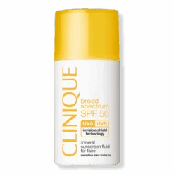 Clinique BROAD SPECTRUM SPF 50 MINERAL SUNSCREEN FLUID FOR FACE