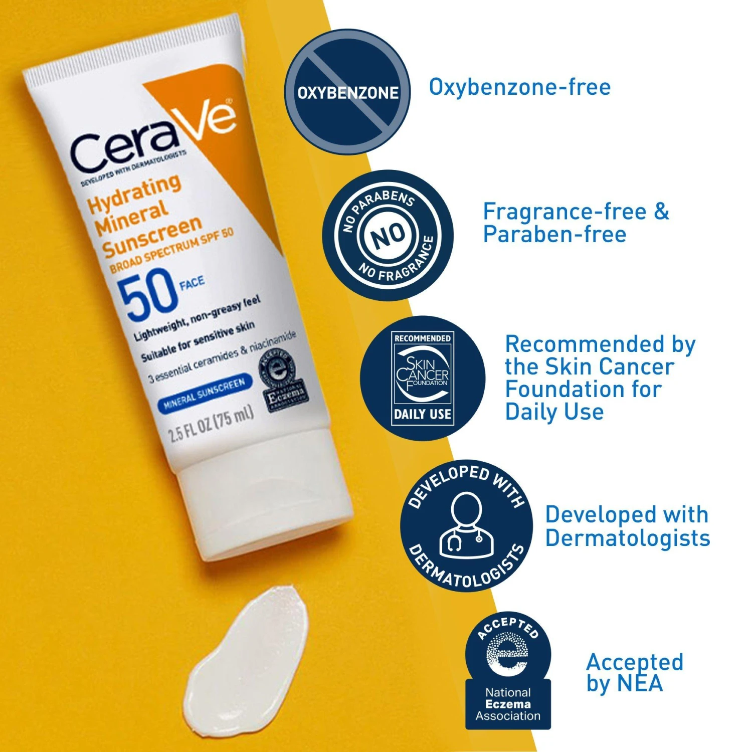 Cerave HYDRATING SUNSCREEN FACE LOTION SPF 50 7 Cerave HYDRATING SUNSCREEN FACE LOTION SPF 50 - Image 5