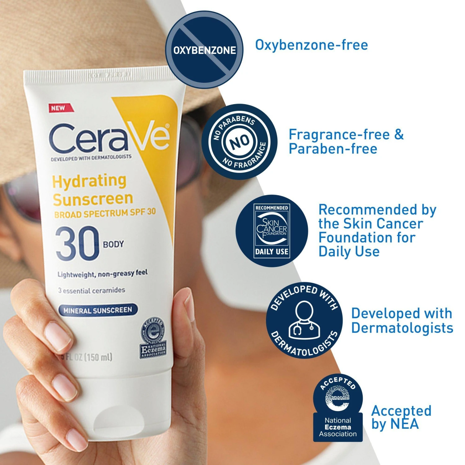 Cerave HYDRATING SUNSCREEN BODY LOTION SPF 30 7 Cerave HYDRATING SUNSCREEN BODY LOTION SPF 30 - Image 5