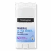 Neutrogena ULTRA SHEER SPF 50 ZINC MINERAL SUNSCREEN STICK -Nursing Products 2595047
