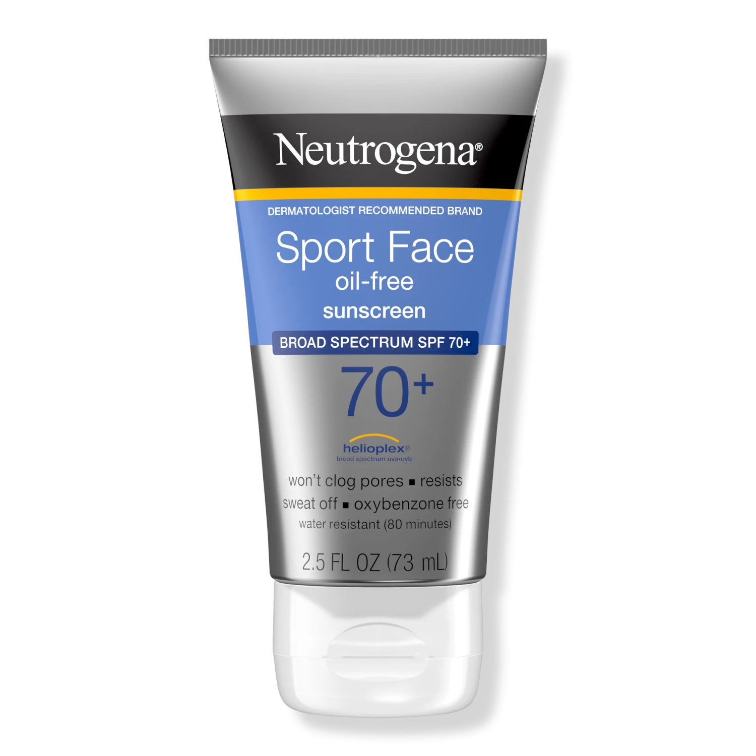 Neutrogena SPORT FACE OIL-FREE LOTION SUNSCREEN, SPF 70+ 3 Neutrogena SPORT FACE OIL-FREE LOTION SUNSCREEN, SPF 70+