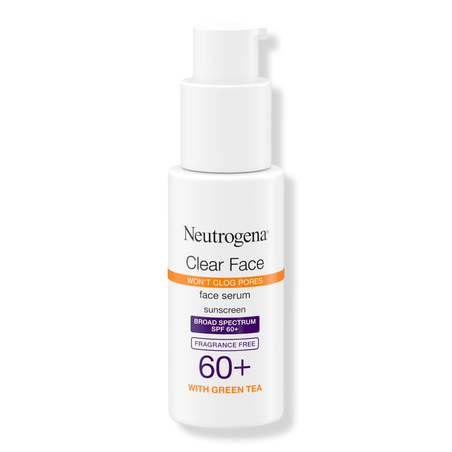 Neutrogena CLEAR FACE SERUM SUNSCREEN WITH GREEN TEA, SPF 60+ 3 Neutrogena CLEAR FACE SERUM SUNSCREEN WITH GREEN TEA, SPF 60+