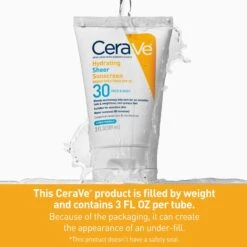 Cerave HYDRATING FOR FACE AND BODY SHEER SUNSCREEN SPF 30 -Nursing Products 2606576 alt02