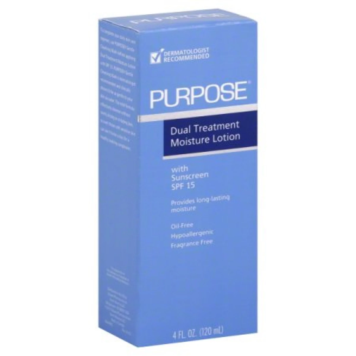 Purpose Dual Treatment Moisture Lotion Sunscreen, SPF 10, 4 Fl Oz 3 Purpose Dual Treatment Moisture Lotion Sunscreen, SPF 10, 4 Fl Oz