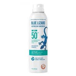 BLUE LIZARD Mineral Active Sunscreen SPF 50+ Spray, 5 Fl Oz