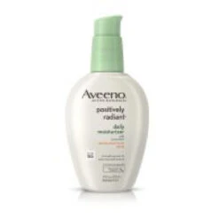 Aveeno Positively Radiant Daily Moisturizer With Sunscreen Broad Spectrum Spf 15, 4 Oz