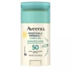 Aveeno Positively Mineral SPF 50 Sunscreen Stick For Sensitive Skin, 100% Zinc Oxide, Sweat- & Water-Resistant Face And Body Sunscreen Stick, Fragrance-Free, Travel Size, 1.5 Oz 2 Aveeno Positively Mineral SPF 50 Sunscreen Stick For Sensitive Skin, 100% Zinc Oxide, Sweat- & Water-Resistant Face And Body Sunscreen Stick, Fragrance-Free, Travel Size, 1.5 Oz -Nursing Products 381371188444
