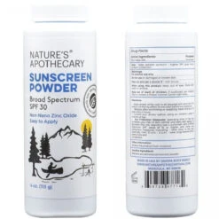 All-Natural, Benzene Free, Non Nano Zinc Oxide Sunscreen Powder SPF 30 - Water & Sweat Resistant, Reef & River Friendly, Hypoallergenic, Biodegradable, Made In USA By Nature's Apothecary 5 All-Natural, Benzene Free, Non Nano Zinc Oxide Sunscreen Powder SPF 30 - Water & Sweat Resistant, Reef & River Friendly, Hypoallergenic, Biodegradable, Made In USA By Nature's Apothecary -Nursing Products 609728977160 2