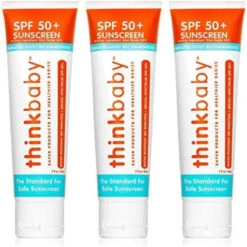 Thinkbaby Safe Sunscreen SPF 50, 3oz (Pack Of 3)