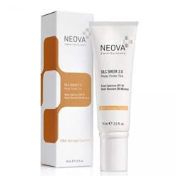 NEOVA SmartSkincare Silc Sheer 2.0 Tinted Sunscreen 2.5 Fl Oz | Broad Spectrum SPF 40 | Up To 80 Min. Water Resistance | Oil & Fragrance Free | For All Skin Types