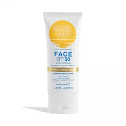 Bondi Sands Fragrance Free Daily Sunscreen Face Lotion SPF 50 | Hydrating UVA + UVB Protection, Non-Greasy, Gentle, Water Resistant | 2.53 Oz/75 ML