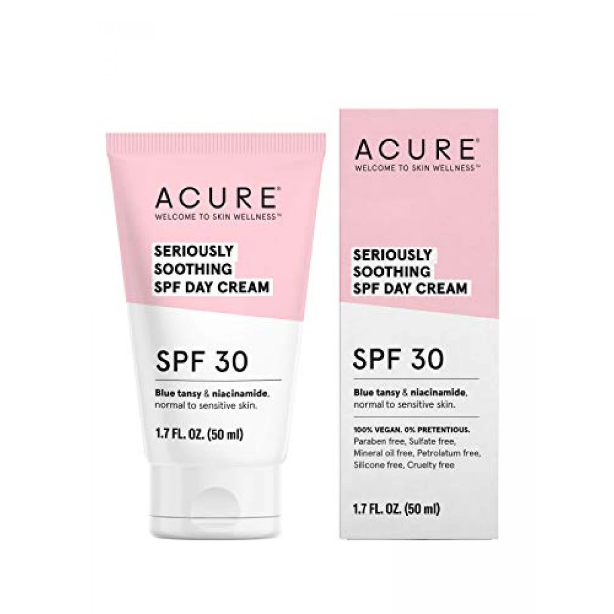ACURE Seriously Soothing SPF 30 Day Cream | 100% Vegan | For Dry To Sensitive Skin | Blue Tansy & Niacinamide - Soothes & Provides Sunscreen | 1.7 Fl Oz 3 ACURE Seriously Soothing SPF 30 Day Cream | 100% Vegan | For Dry To Sensitive Skin | Blue Tansy & Niacinamide - Soothes & Provides Sunscreen | 1.7 Fl Oz