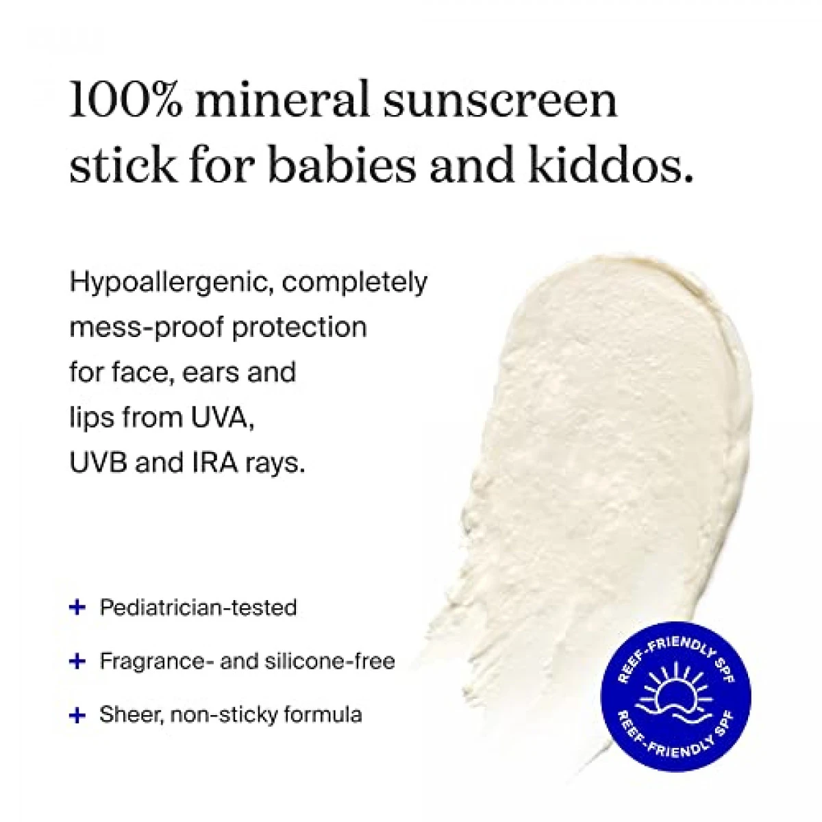 Supergoop! Sunnyscreen 100% Mineral Stick SPF 50, 0.7 Oz - Face & Body Sunscreen For Babies & Kids - 100% Non-Nano Mineral Formula - Pediatrician Tested, Hypoallergenic, Fragrance & Silicone Free 4 Supergoop! Sunnyscreen 100% Mineral Stick SPF 50, 0.7 Oz - Face & Body Sunscreen For Babies & Kids - 100% Non-Nano Mineral Formula - Pediatrician Tested, Hypoallergenic, Fragrance & Silicone Free - Image 2