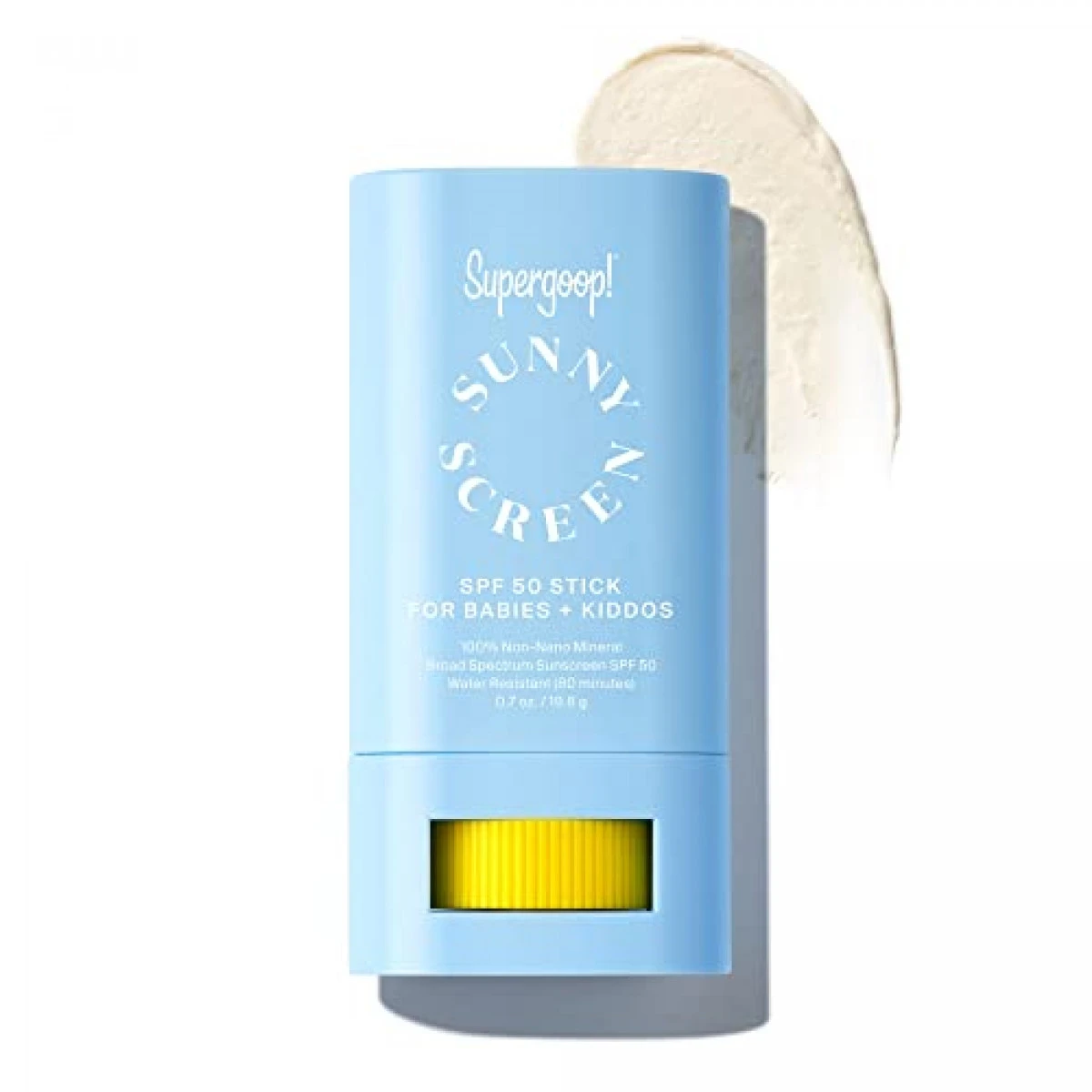 Supergoop! Sunnyscreen 100% Mineral Stick SPF 50, 0.7 Oz - Face & Body Sunscreen For Babies & Kids - 100% Non-Nano Mineral Formula - Pediatrician Tested, Hypoallergenic, Fragrance & Silicone Free 3 Supergoop! Sunnyscreen 100% Mineral Stick SPF 50, 0.7 Oz - Face & Body Sunscreen For Babies & Kids - 100% Non-Nano Mineral Formula - Pediatrician Tested, Hypoallergenic, Fragrance & Silicone Free