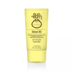 Sun Bum Original SPF 30 Glow Sunscreen Lotion | Vegan And Reef Friendly (Octinoxate & Oxybenzone Free) Broad Spectrum Moisturizing UVA/UVB Sunscreen Lotion With Vitamin E | 2 Oz