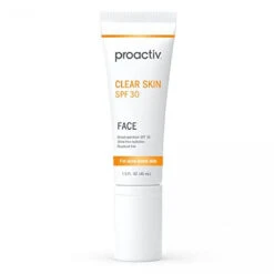 Proactiv Clear Skin Face Sunscreen Moisturizer With SPF 30 - Hydrating SPF Lotion And Sensitive Skin Sunscreen For Oily Skin And Acne-Prone Skin, Oil Free Matte Skincare Sunscreen, 1.5oz