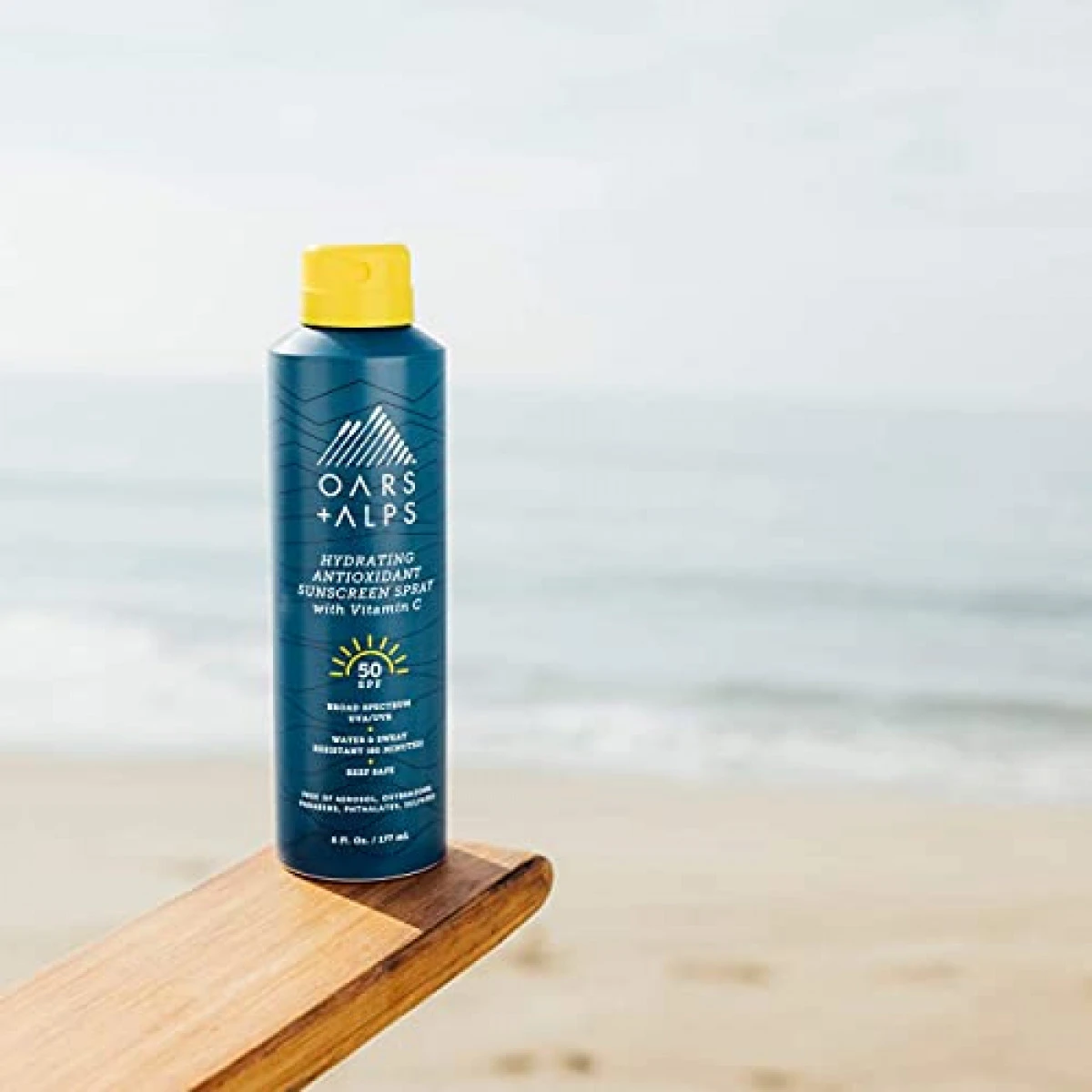 Oars + Alps Hydrating SPF 50 Sunscreen Spray, Skin Care Infused With Vitamin C And Antioxidants, Water And Sweat Resistant, 6 Oz Each, 2 Pack 4 Oars + Alps Hydrating SPF 50 Sunscreen Spray, Skin Care Infused With Vitamin C And Antioxidants, Water And Sweat Resistant, 6 Oz Each, 2 Pack - Image 2