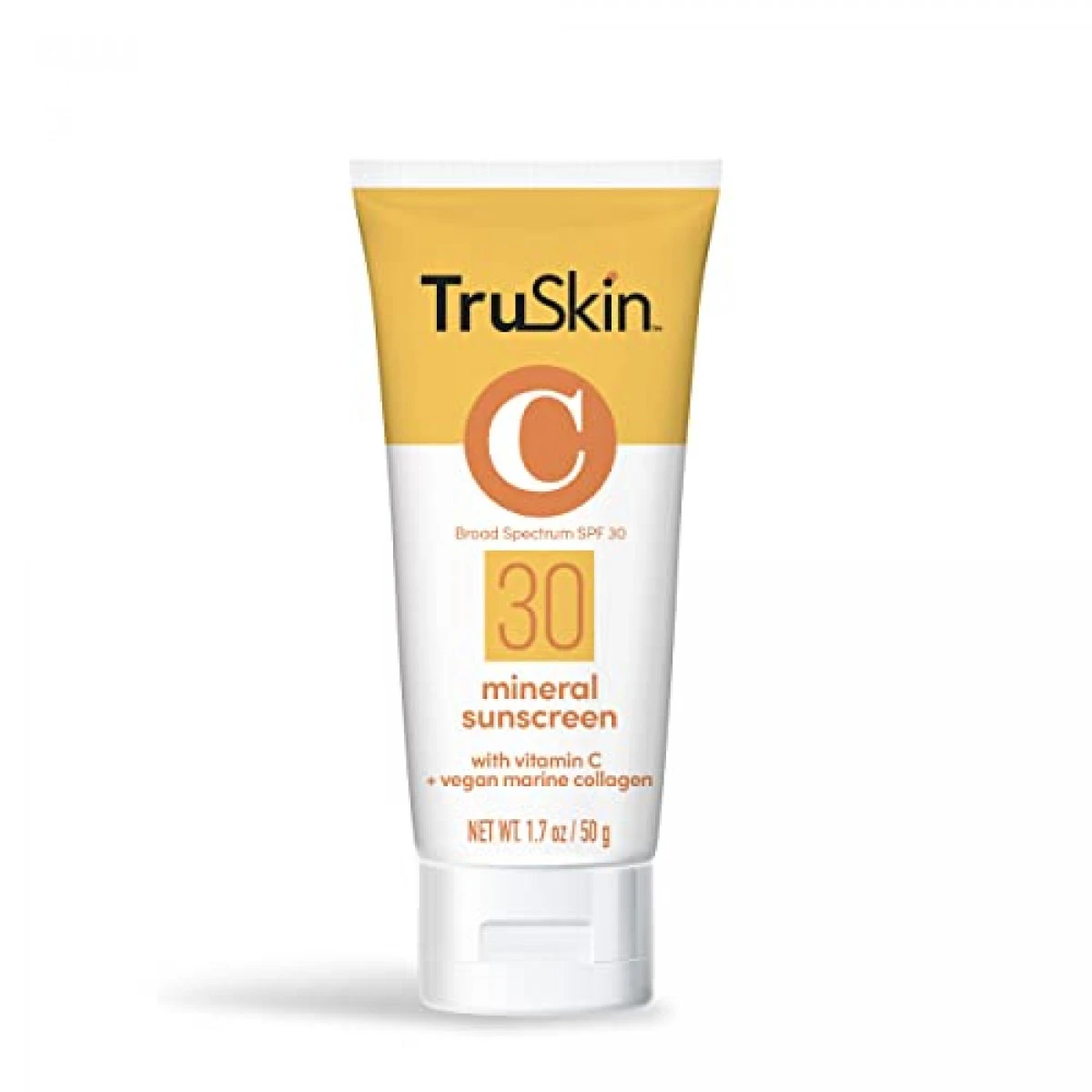 TruSkin Mineral Face Sunscreen SPF 30, Mineral Sunscreen For Face With Zinc Oxide, Vitamin C & Vegan Marine Collagen, Reef Safe Sunscreen For Sensitive Skin, 1.7 Fl Oz 4 TruSkin Mineral Face Sunscreen SPF 30, Mineral Sunscreen For Face With Zinc Oxide, Vitamin C & Vegan Marine Collagen, Reef Safe Sunscreen For Sensitive Skin, 1.7 Fl Oz - Image 2