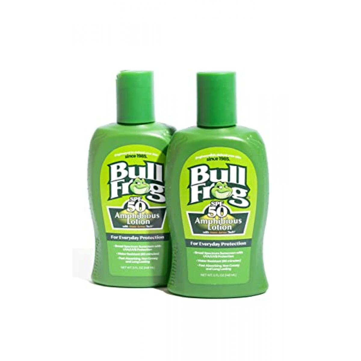 Bullfrog Sunscreen Amphibious Lotion SPF 50 | Reef Friendly/Safe (Oxybenzone & Octinoxate Free) | Broad Spectrum Moisturizing UVA/UVB, 5oz, 2 Pack 3 Bullfrog Sunscreen Amphibious Lotion SPF 50 | Reef Friendly/Safe (Oxybenzone & Octinoxate Free) | Broad Spectrum Moisturizing UVA/UVB, 5oz, 2 Pack
