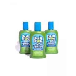 Bullfrog Quik Gel Sunscreen SPF 50 | Reef Friendly/Safe (Oxybenzone & Octinoxate Free) | Broad Spectrum Moisturizing UVA/UVB, 5oz, 3 Pack