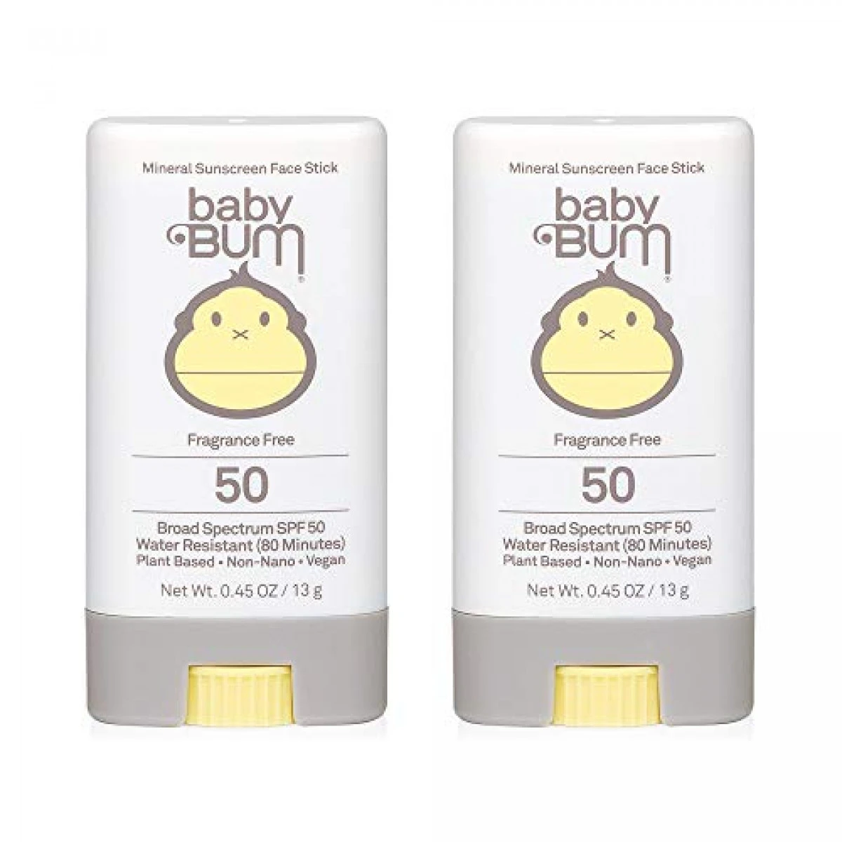 Sun Bum Baby Bum Mineral Sunscreen Face Stick - SPF 50 - UVA,UVB Face And Body Protection - Fragrance Free Safe For Sensitive Skin- Travel Size 0.45 Ounce (Pack Of 2) 3 Sun Bum Baby Bum Mineral Sunscreen Face Stick - SPF 50 - UVA,UVB Face And Body Protection - Fragrance Free Safe For Sensitive Skin- Travel Size 0.45 Ounce (Pack Of 2)