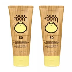 Sun Bum Sun Bum Original Spf 50 Sunscreen Lotion Vegan And Reef Friendly (octinoxate & Oxybenzone Free) Broad Spectrum Moisturizing Uva/uvb Sunscreen With Vitamin E 3 Ounce 2 Pack