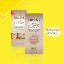 Jergens Natural Glow Self Tanner Face Moisturizer, SPF 20 Facial Sunscreen, Fair To Medium Skin Tone, Sunless Tanning, Oil Free, Broad Spectrum Protection UVA And UVB, 2 Oz (Packaging May Vary) 5 Jergens Natural Glow Self Tanner Face Moisturizer, SPF 20 Facial Sunscreen, Fair To Medium Skin Tone, Sunless Tanning, Oil Free, Broad Spectrum Protection UVA And UVB, 2 Oz (Packaging May Vary) -Nursing Products 880108690781 2