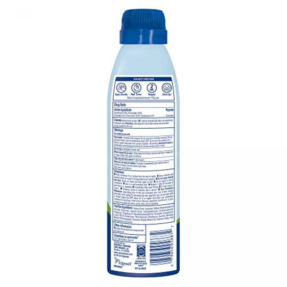 Banana Boat Ultra Defense MAX Skin Protect Clear, Broad Spectrum, Ultra Mist Sunscreen Spray, SPF 100, 6oz, Blue Cyan 4 Banana Boat Ultra Defense MAX Skin Protect Clear, Broad Spectrum, Ultra Mist Sunscreen Spray, SPF 100, 6oz, Blue Cyan - Image 2