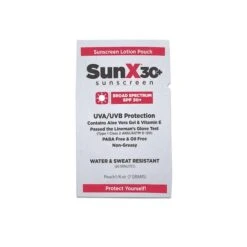 SunX30 Sunscreen Lotion Packets, 300PK