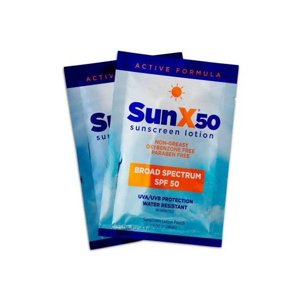 CoreTex Sun X 50 Sunscreen Lotion, SPF 50 Lotion, Pouch, 300/Case 3 CoreTex Sun X 50 Sunscreen Lotion, SPF 50 Lotion, Pouch, 300/Case
