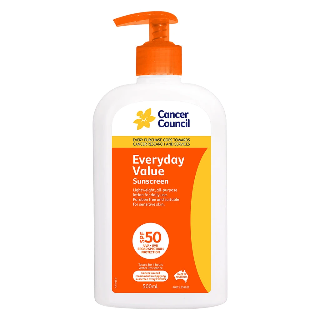 Everyday Value Sunscreen SPF50 500ml 3 Everyday Value Sunscreen SPF50 500ml