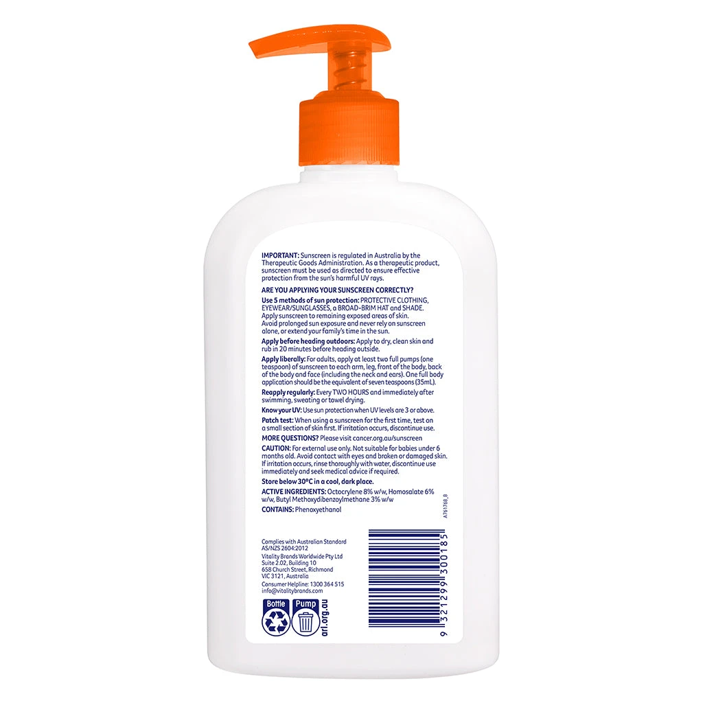 Everyday Value Sunscreen SPF50 500ml 4 Everyday Value Sunscreen SPF50 500ml - Image 2