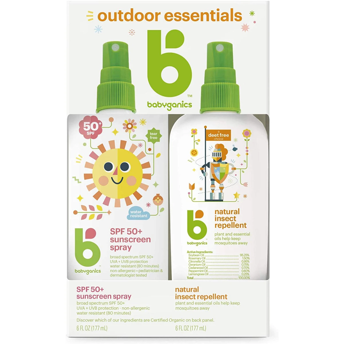 Babyganics Sunscreen Spray & Bug Spray SPF 50 3 Babyganics Sunscreen Spray & Bug Spray SPF 50