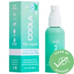 COOLA SCALP & HAIR MIST ORGANIC SUNSCREEN SPF 30