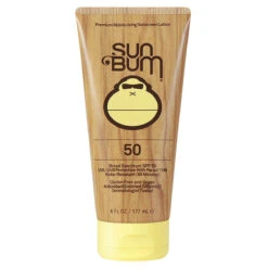 Sun Bum Moisturizing Sunscreen Lotion, SPF 15-70, 6oz Tube, Oil Free, Hypoallergenic