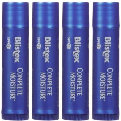 Blistex Complete Moisture Lip Balm SPF 15 Sunscreen, 4 Pack