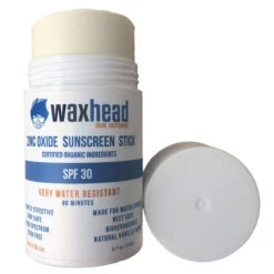 Waxhead Zinc Oxide Sunscreen Stick - EWG Rated 1 - Mineral, Natural, Non-toxic, Organic, Non Nano, Broad Spectrum, Reef Safe, Biodegradable, Kids, Baby, SPF 30, 3.7 Ounce, For Face And Body