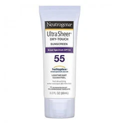 Neutrogena Ultra Sheer Dry-Touch Sunscreen, SPF 55, 3 Ounces (Pack Of 2)