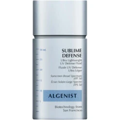 Algenist Sublime Defense Ultra Lightweight UV Defense Fluid SPF50 - Sheer, Oil-Free Face Sunscreen With Vitamin E, Echinacea And Green Tea - Non-Comedogenic And Hypoallergenic Skincare (30ml / 1oz)