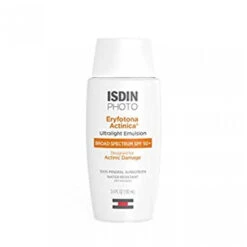 ISDIN Eryfotona Actinica Zinc Oxide And 100% Mineral Sunscreen Broad Spectrum SPF 50+, No White Cast, Suitable For Sensitive Skin, 3.4 Fl Oz